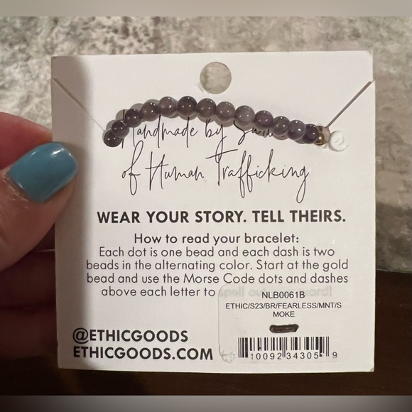 Morse code bracelet - Picture 3 of 5